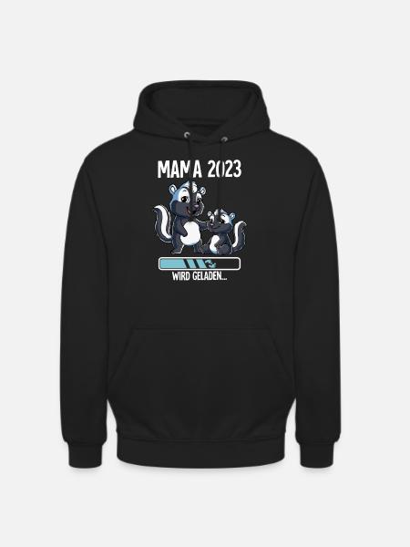Werdende Mama 2023 - Unisex Hoodie - Schwarz