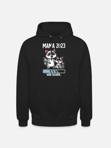 Werdende Mama 2023 - Unisex Hoodie - Schwarz