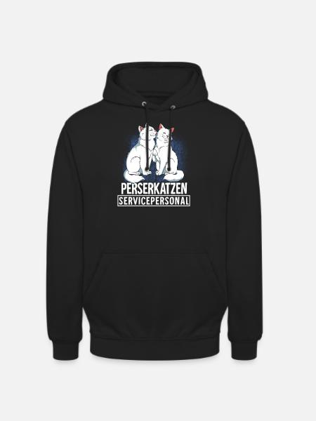 Perserkatze - Unisex Hoodie - Schwarz