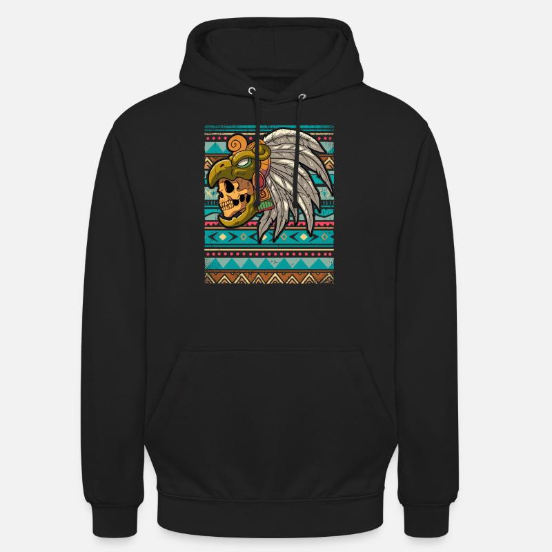 Mexican Aztec warrior Aztecs - Unisex Hoodie - black