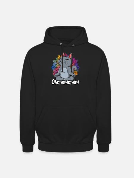 Yoga Ohmmm Namaste - Unisex Hoodie - Schwarz