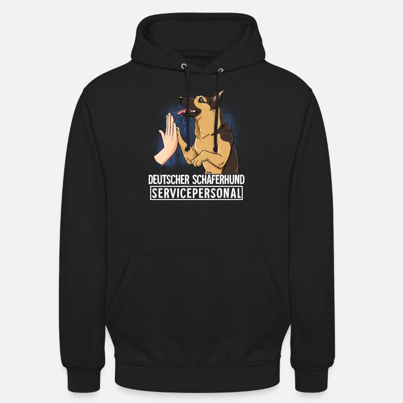 German Shepherd - Unisex Hoodie - black