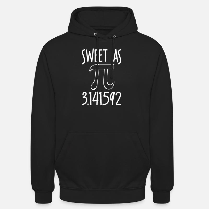 Doux comme 3.141592 2 - Sweat-shirt à capuche unisexe - noir