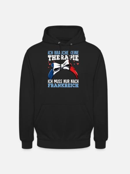 Frankreich - Unisex Hoodie - Schwarz