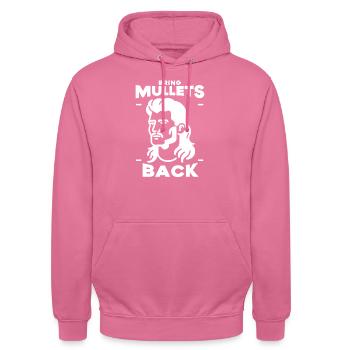 Bring Mullets Back 5 - Unisex Hoodie - Pink - Vorne - Alina (178cm) & Michal (187cm)