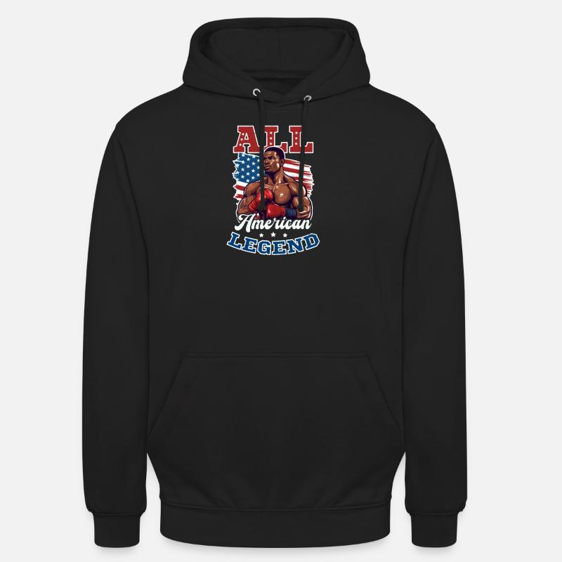 Boxen All American Legend - Unisex Hoodie - Schwarz