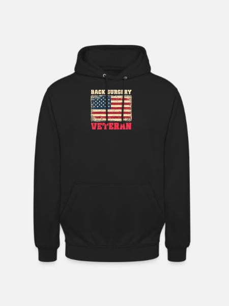 Back Surgery Back Surgery Veteran - Unisex Hoodie - black