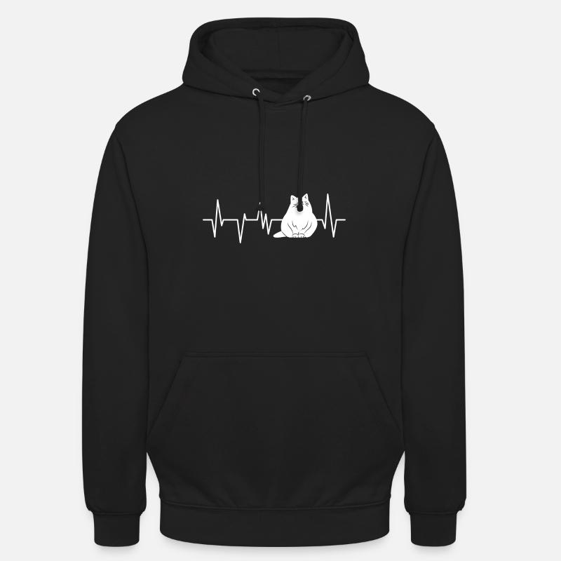 Chat Chat Chat - Sweat-shirt à capuche unisexe - noir