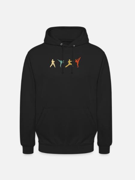 Rétro rétro - Sweat-shirt à capuche unisexe - noir