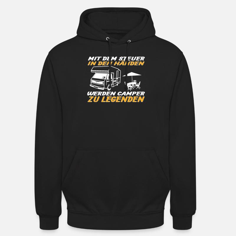 Camper Geschenkidee Camping - Unisex Hoodie - Schwarz