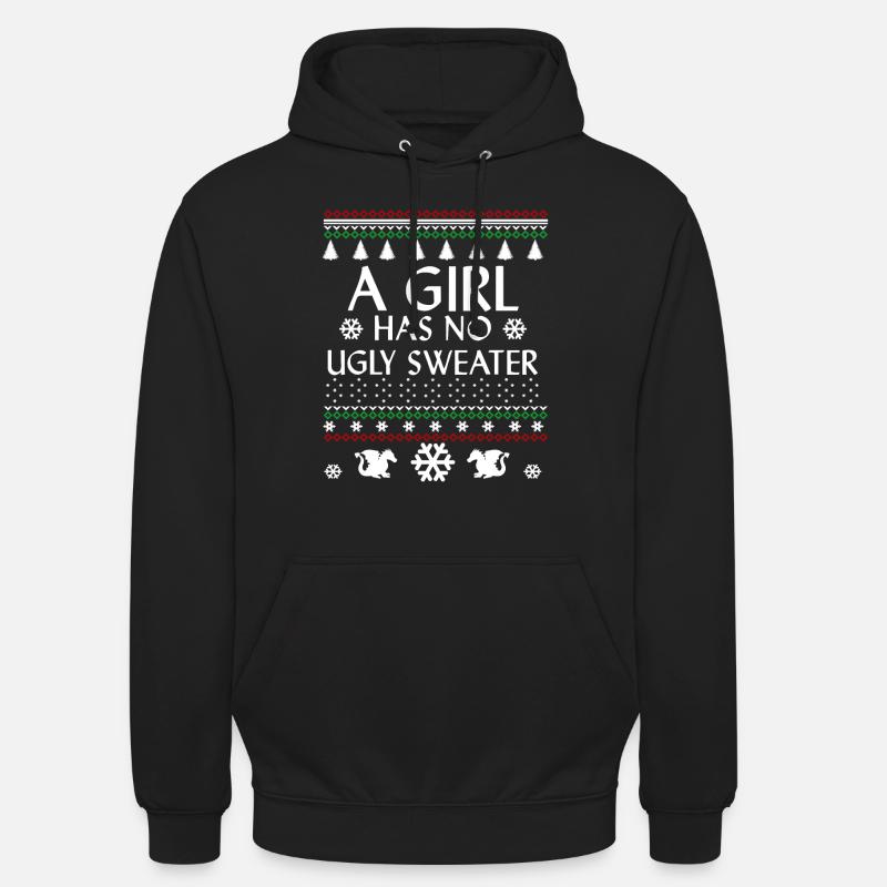 Cool dire laid de Noël - Sweat-shirt à capuche unisexe - noir