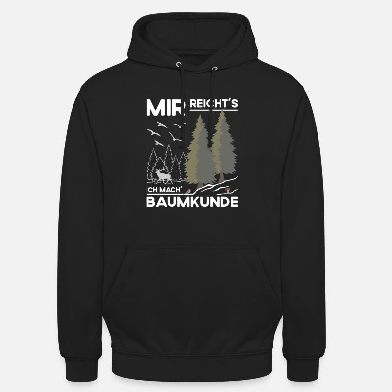 Baumkunde - Unisex Hoodie - Schwarz