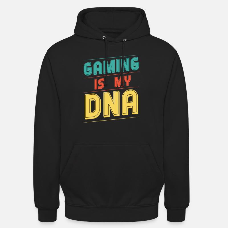Le jeu est mon ADN - Sweat-shirt à capuche unisexe - noir