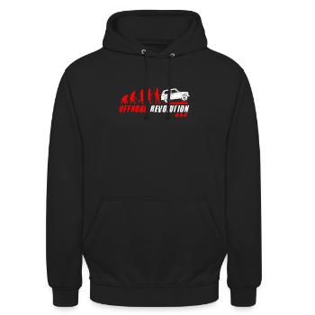 Lada Niva 4x4 Autofahrer Russland Autoliebhaber - Unisex Hoodie - Schwarz - Vorne - Alina (178cm) & Michal (187cm)
