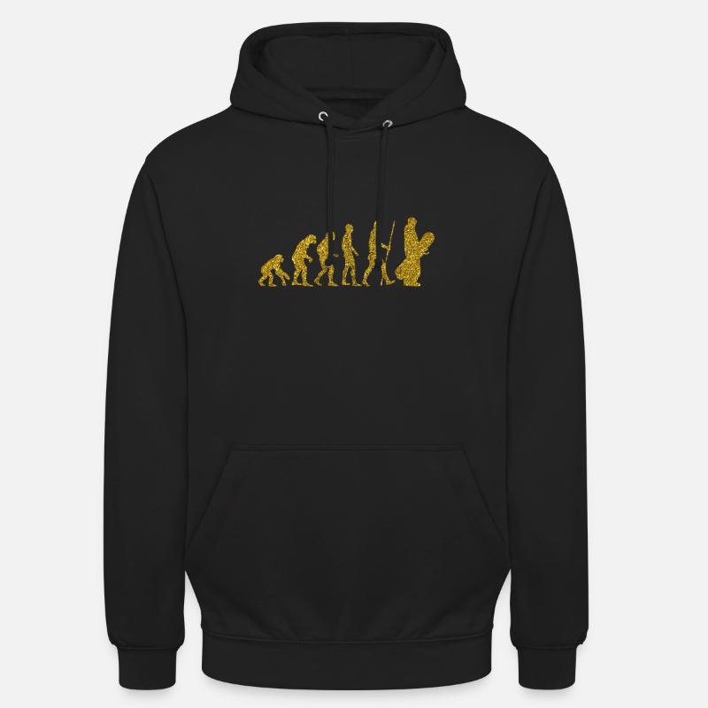 Evolution Snowboard Effet Golden Glitter - Sweat-shirt à capuche unisexe - noir