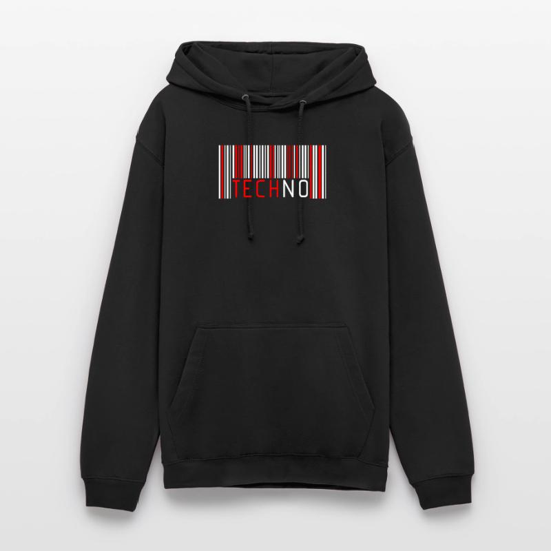 Barcode techno Unisex Hoodie