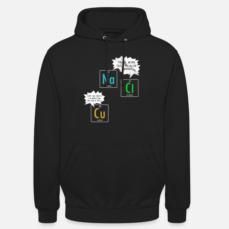 Blague chimie - Sweat-shirt à capuche unisexe - noir