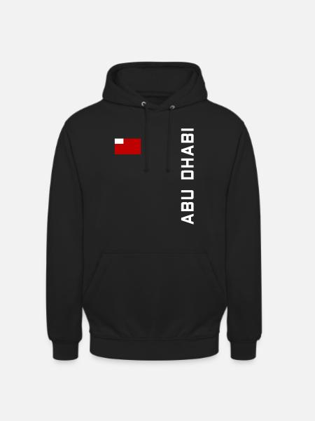 ABU DHABI SHIRT - Unisex Hoodie - black