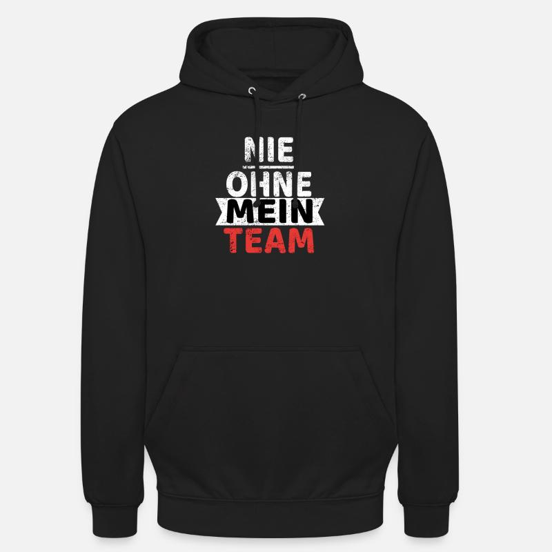 team beste - Unisex Hoodie - Schwarz