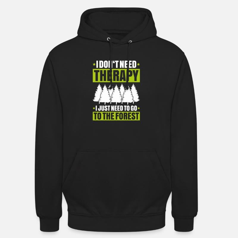 Forester Forestry Forester Forest workers Forest - Unisex Hoodie - black