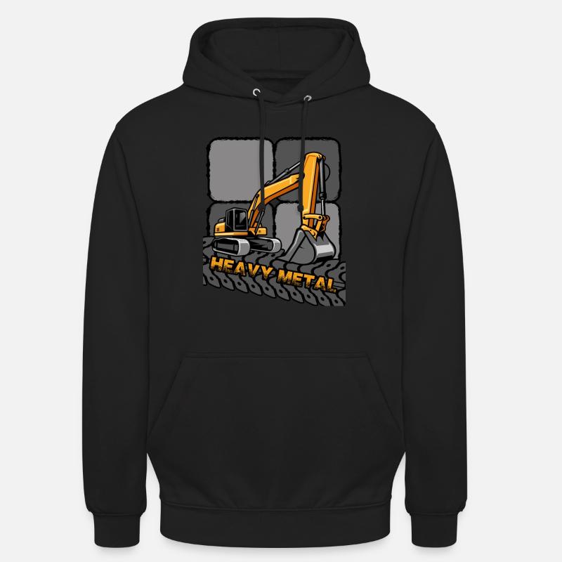Bagger Baggerführer "Digger" Baggerschaufel - Unisex Hoodie - Schwarz