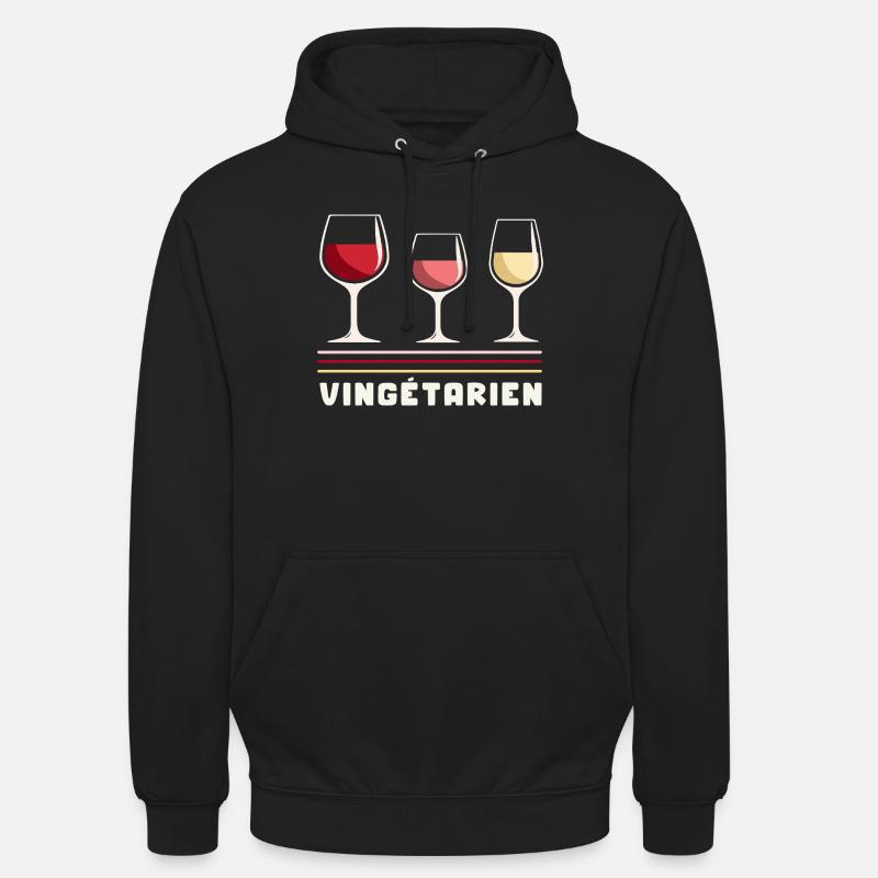 Vingtarien - Sweat-shirt à capuche unisexe - noir