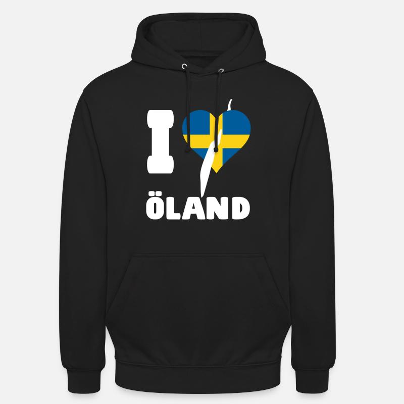 J’ADORE ÖLAND Suède - Sweat-shirt à capuche unisexe - noir