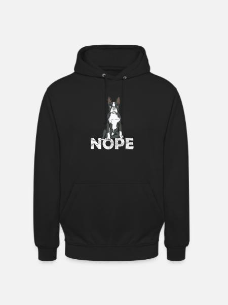 Boston Terrier - Sweat-shirt à capuche unisexe - noir