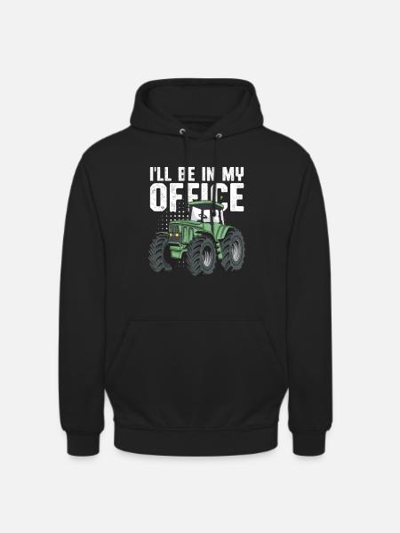 Tractor Farmer - Unisex Hoodie - black