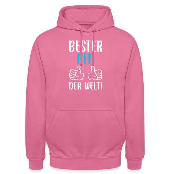 Ben Vorname Name Geburtstag - Unisex Hoodie - Pink - Vorne - Alina (178cm) & Michal (187cm)