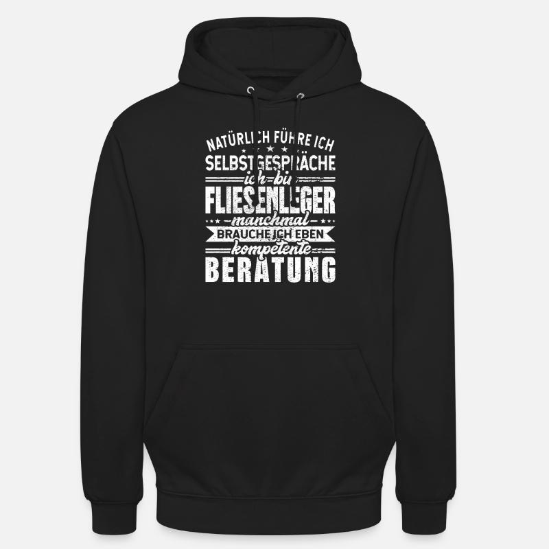 Fliesenleger - Unisex Hoodie - Schwarz
