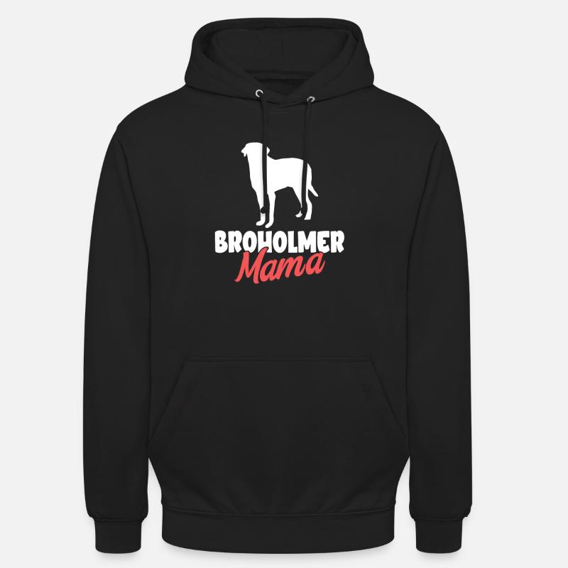 Broholmer Chiens cadeaux - Sweat-shirt à capuche unisexe - noir