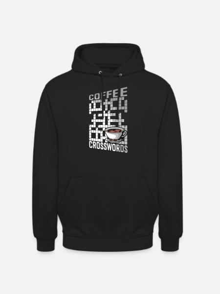 Solve crossword puzzles - Unisex Hoodie - black