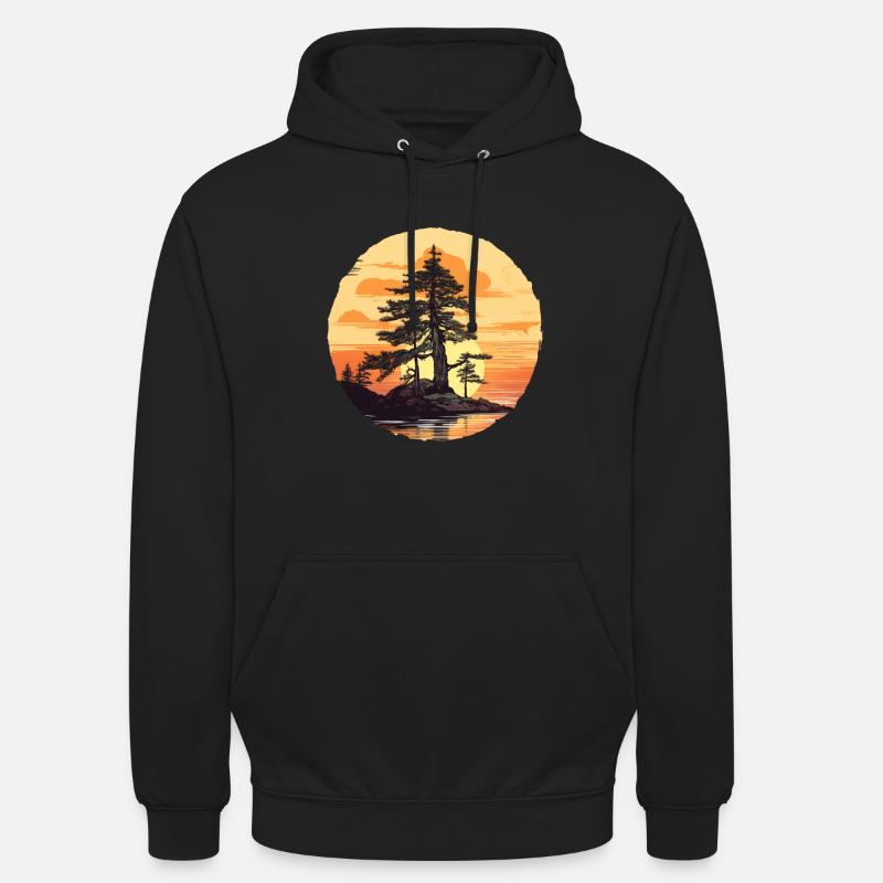 Kiefer - Unisex Hoodie - Schwarz