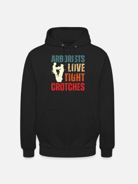 Bûcheron tronçonneuse arboriste - Sweat-shirt à capuche unisexe - noir