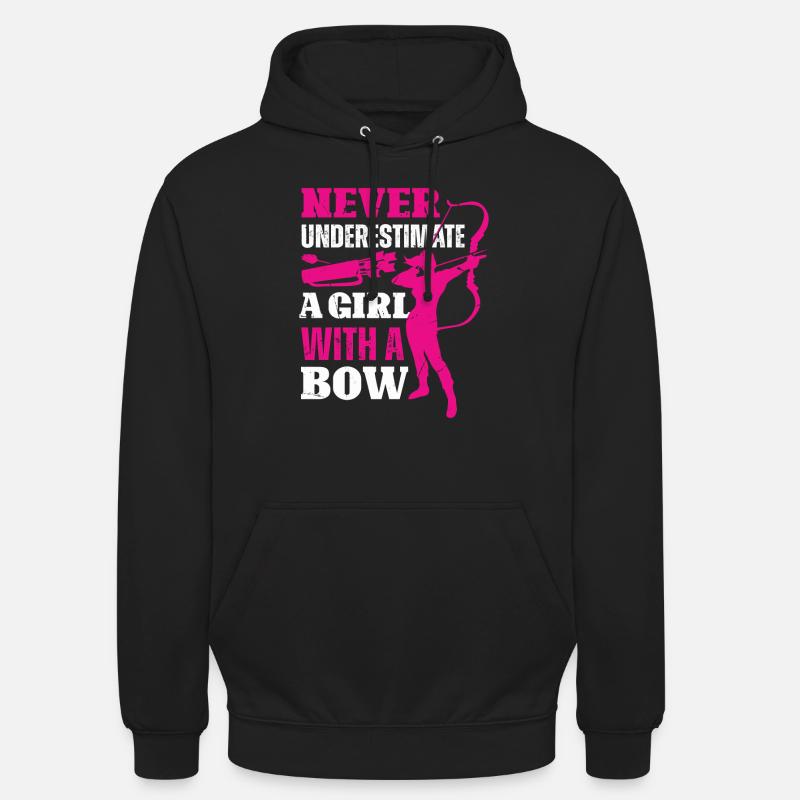 Archery Bogenschießen Bogen - Unisex Hoodie - Schwarz