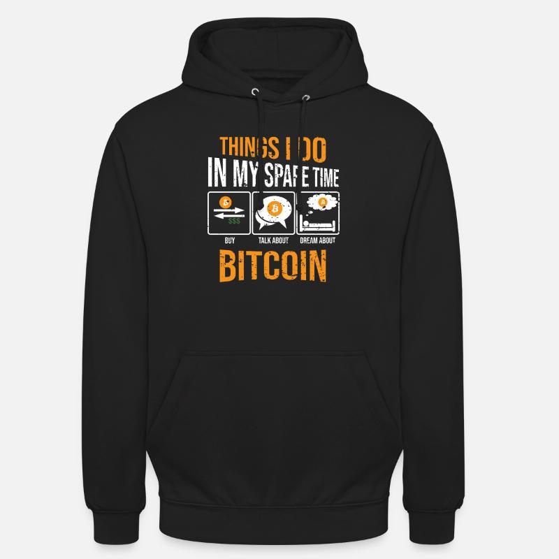 Bitcoin Miner Crypto - Unisex Hoodie - black