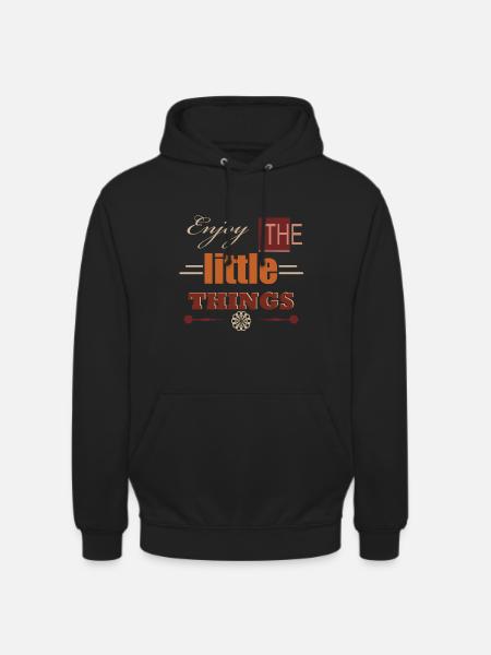 Enjoy the little Things - Unisex Hoodie - Schwarz