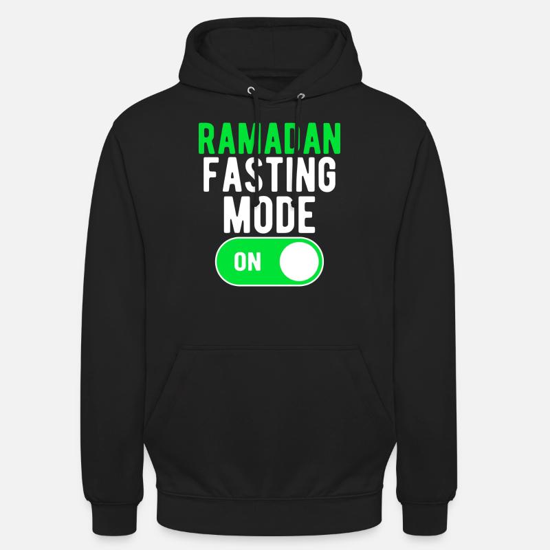 Ramadan-Fastenmodus EIN - Unisex Hoodie - Schwarz