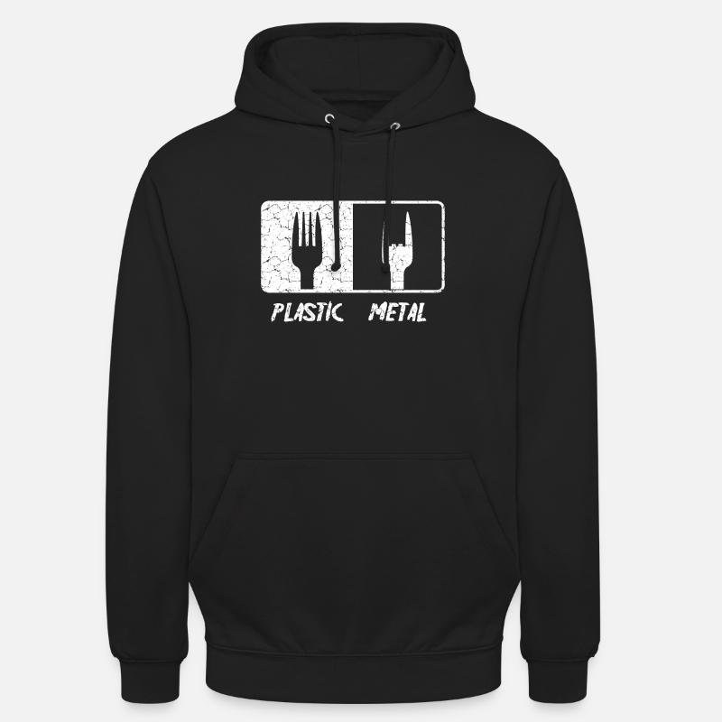 Metal Fork - Unisex Hoodie - black