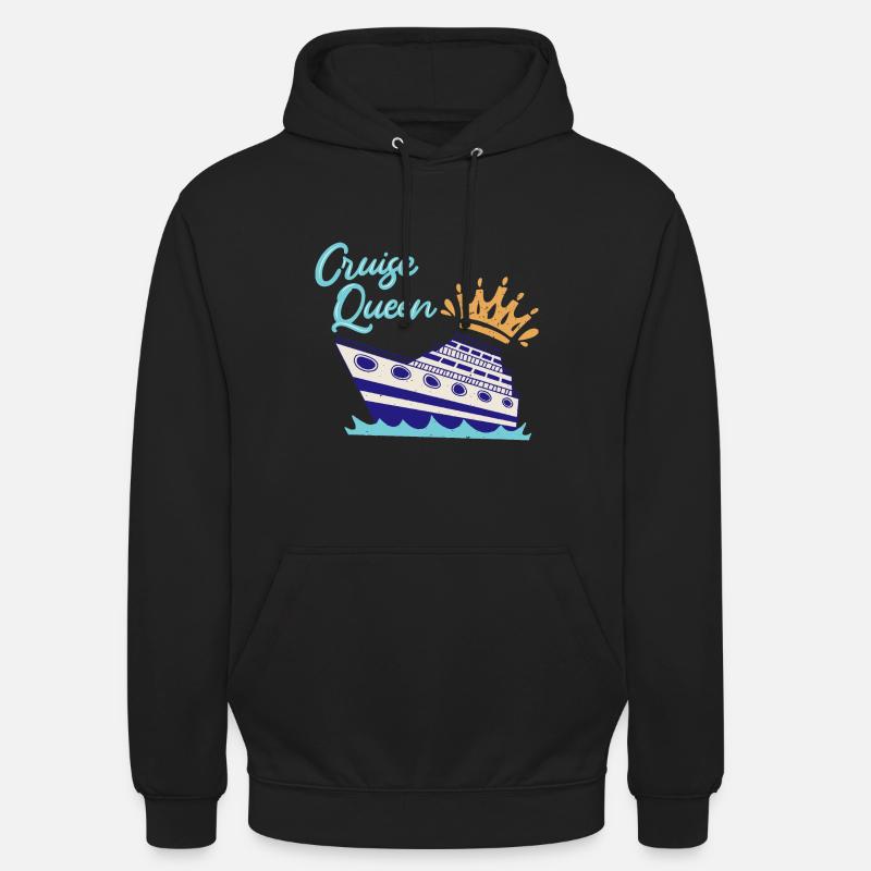 Cruise Queen Cruise Ship - Sweat-shirt à capuche unisexe - noir