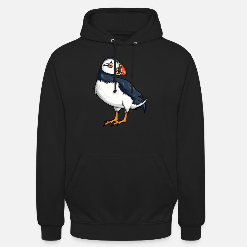 Cadeau macareux drapeau de l'Islande - Sweat-shirt à capuche unisexe - noir