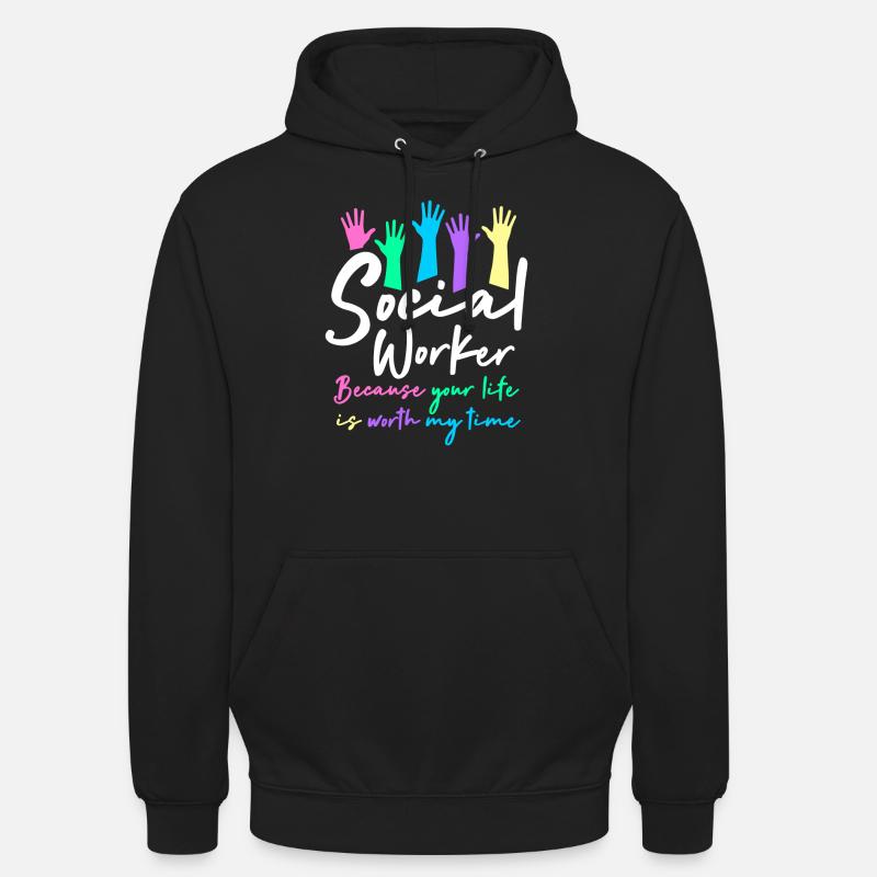 Sozialarbeiter - Unisex Hoodie - Schwarz