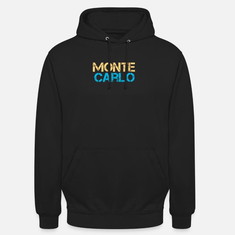Monte Carlo - Sudadera con capucha unisex - negro