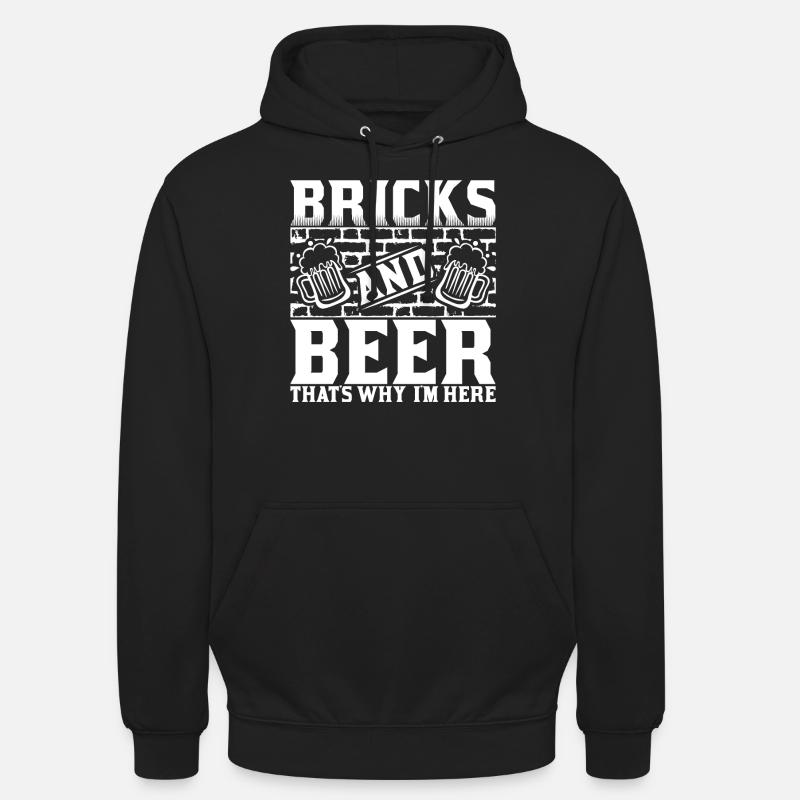 Maçon Maçon Mas - Sweat-shirt à capuche unisexe - noir