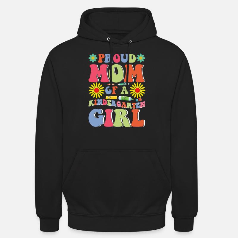 Stolze Mutter eines Kindergartenmädchens! Tochter - Unisex Hoodie - Schwarz