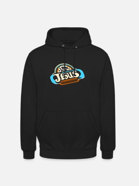 Je chante pour Jésus 7 - Sweat-shirt à capuche unisexe - noir