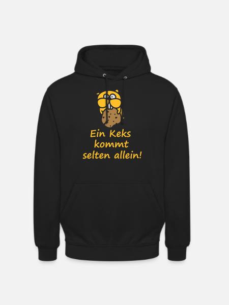 Biber mit Cookie - Unisex Hoodie - Schwarz