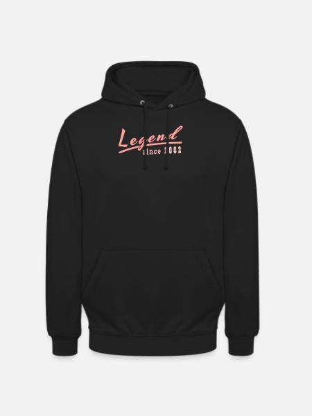legend since 2002 - Sweat-shirt à capuche unisexe - noir