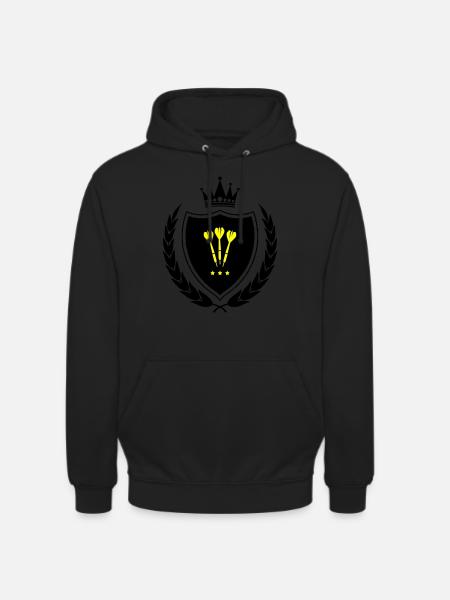 Wappen Dart - Unisex Hoodie - Schwarz
